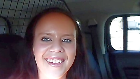 Hot blonde milf with huge tits gets a load from her face