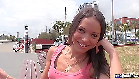 Sexy dark brown fucking with dildo