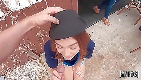 Mas deville and her step son's friend