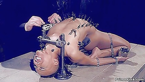 Hot black guy is hard with her sexy body