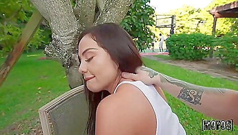 Sexy amateur swallows cum after millila strangers